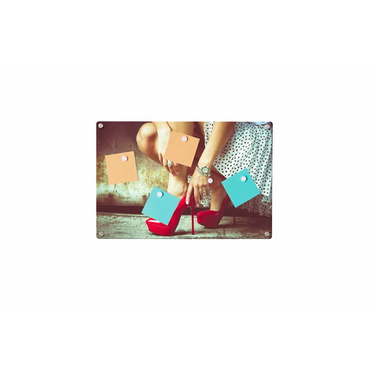 High Heels Magnetic Wall Mounted Photo Memo Board