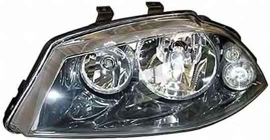 Headlight Halogen 1EF354540-021 by Hella Right