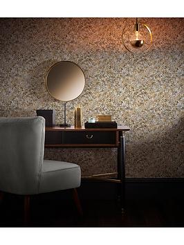 Clarke & Clarke Fusion Scintilla Wallpaper &Ndash; Ochre