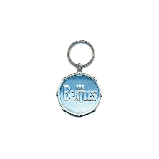 The Beatles Drum Standard Keychain. - Key Metal Official Beatlesapple - beatles key metal official beatlesapple ringkeychain all drum drop band logo