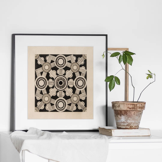 Ethnic Design N°6 - Picture Frame Graphic Art Print on Paper