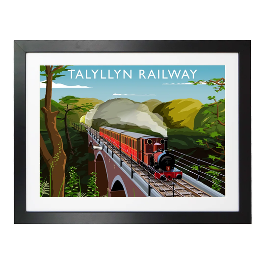 Talyllyn Railway by Richard O'Neil - Graphic Art Print on Paper