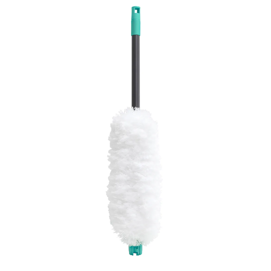 JVL Super-Absorbent Extendable Microfibre Multi-Angle Duster Turquoise/Grey