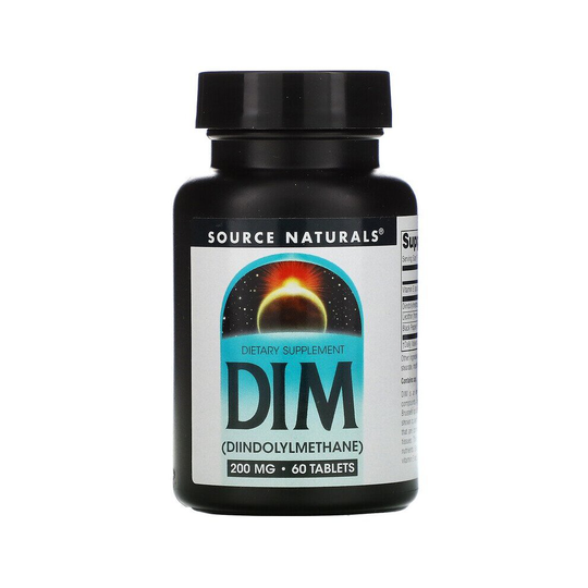 Source Naturals, DIM ( Diindolylmethane ) 200 mg High Potency 60 Tablets 60-day supply