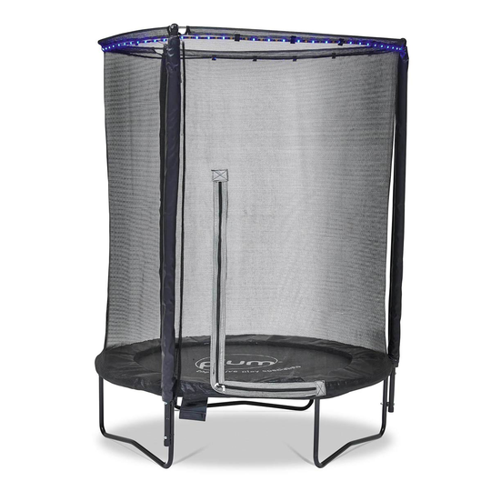 Plum 4.5Ft Interactive Lights Junior Trampoline And Enclosure