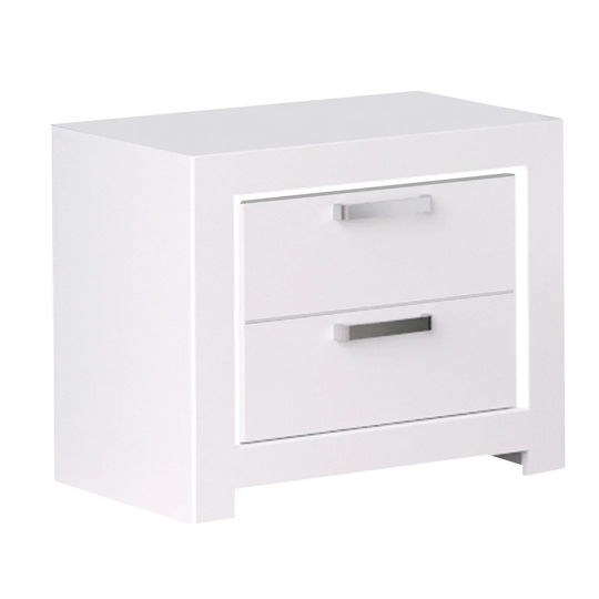 Fowlkes 2 Drawer Bedside Table