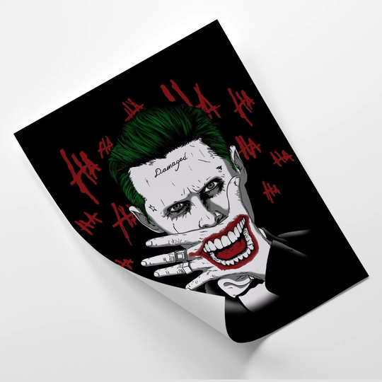 Poster, The Joker Smiling Sinisterly