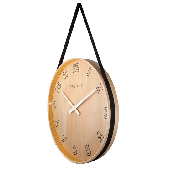 Loop Wood Wall Clock
