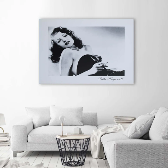 Canvas Print Rita Hayworth Actress